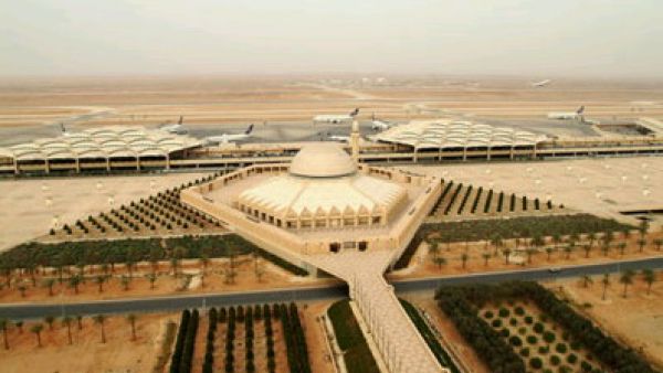 Prince Fahd said that some 65 million domestic and foreign passengers use the Kingdom’s air traffic sector in a year (Pictured: Riyadh's King Khaled International Airport). 