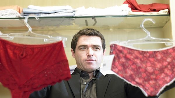 No more lingerie for Saudi men-at least not selling it! Riyadh is banning all men from work in "women accesory" stories, including lingerie, perfumes, women's bags, shoes, clothes and even mother-care products (File Archive)