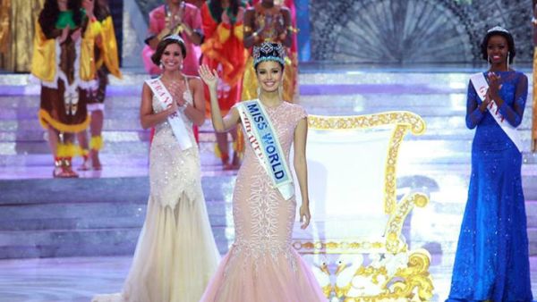 The beautiful Filipina Megan Young was crowned this year's Miss World. (Image: Facebook)