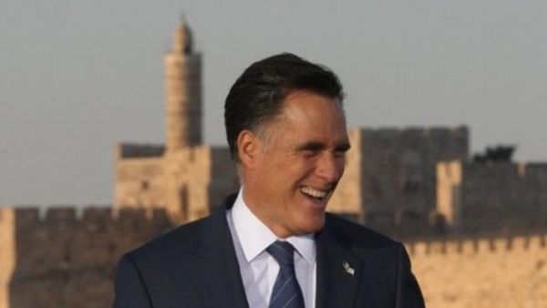 Mitt Romney in the disputed capital, Jerusalem