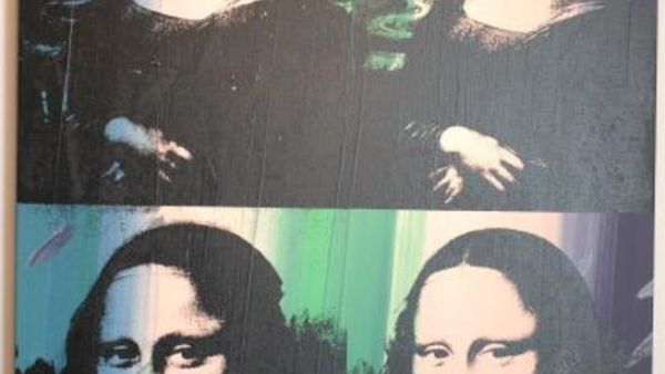 The Mona Lisa. Andy Warhol style 