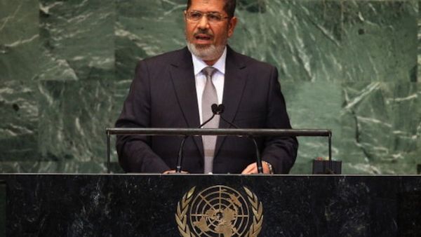 Morsi speaks at the UN earlier this year. (Al Bawaba file photo)