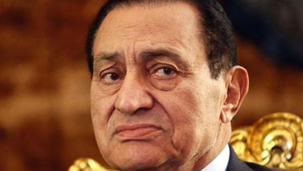 Former Egyptian President Hosni Mubarak.