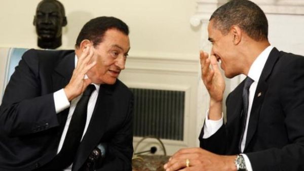 Hosni Mubarak in a witty exchange