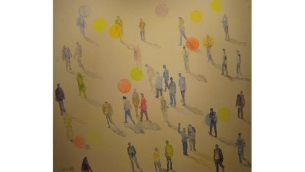 One of the paintings of the series The Path.
