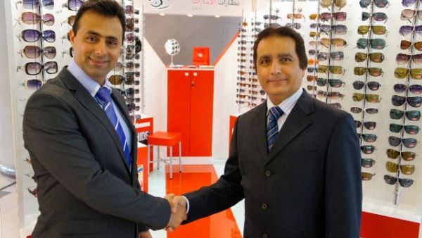 Omid Tooski, Managing Director of Emirates Optical LLC and Deepak Chawla, Operations Manager at Dubai Investment Properties Omid Tooski, Managing Director of Emirates Optical LLC and Deepak Chawla, Operations Manager at Dubai Investment Properties