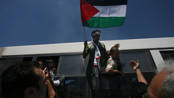 The Israeli authorities are preparing to release 26 Palestinian prisoners, who have been incarcerated since before 1994, on Tuesday evening (AFP/File)