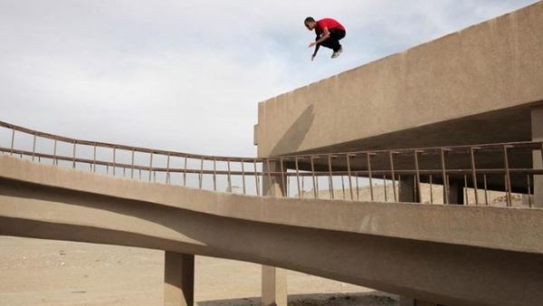 Parkour in Cairo by David Degner.