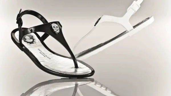 Sandals from Philipp Plein available at Majestic Shops