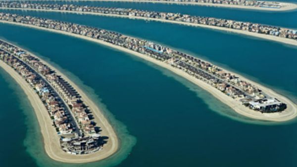 Palm island in Dubai