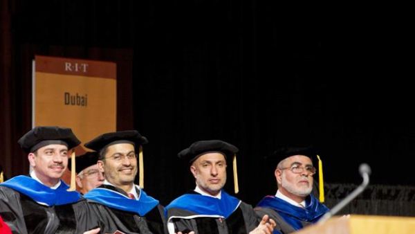 Sheikh Khaled along with Dr. Zarooni and Esa Kazem