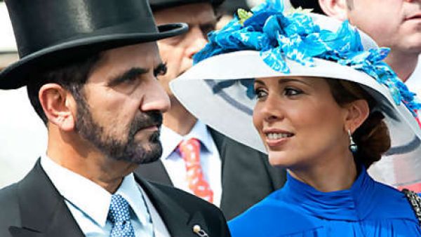 Overjoyed, Sheikh Mohammed bin Rashid and Princess Haya announced the birth of their son via Twitter. (Image source: "thenationa.ae.") Overjoyed, Sheikh Mohammed bin Rashid and Princess Haya announced the birth of their son via Twitter. (Image source: "thenationa.ae.")