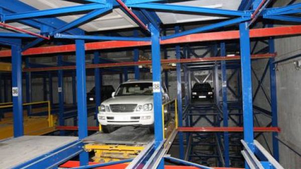 The automated parking, which can be monitored by one person, is fully computerised and can even wash your car for you.