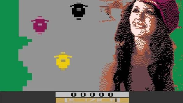8-bit Portrait of an Egyptian actress Suad Hosni.