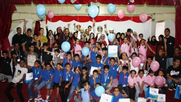 Students participating in Omanoil's Summer School Program