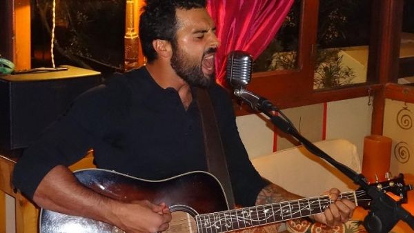 Tamer Emad during a performance (Courtesy of Tamer Emad)