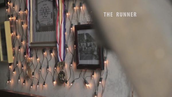 Screenshot from Samer's winning short film "The Runner".