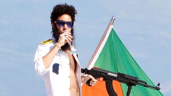 Admiral General Aladeen spotted on a luxury yacht at Hotel Du Cap during 65th Annual Cannes Film Festival in Cannes, France.