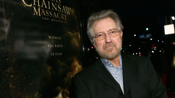 Tobe Hooper at the premiere of a film he produced.