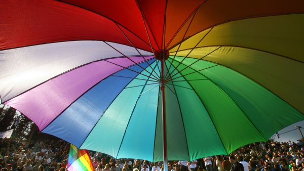 Shown for illustrative purposes- Showing the rainbow flag!