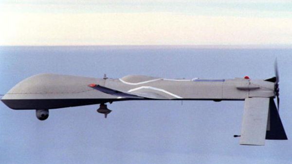 The drone strike followed the deaths of 13 suspected members of the same group.