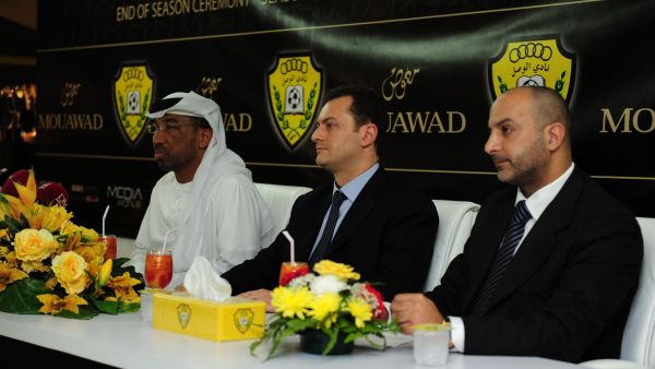 Al Wasl Club and Mouawad Executives