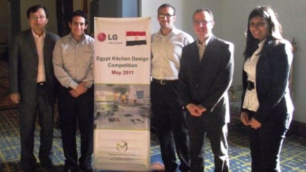 Winners with the LG Egypt Team Winners with the LG Egypt Team