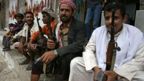 قبليون مسلحون في اليمن