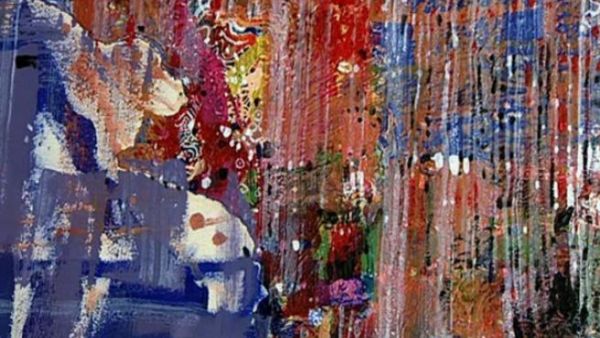 Aside being a painter, Abdul Qader al-Mubarak was also a teacher and a graphic designer. Photo source (Al Arabiya)
