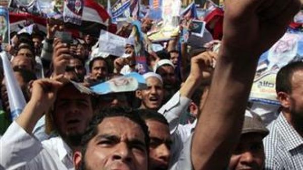 انصار حازم ابو اسماعيل في ميدان التحرير 
