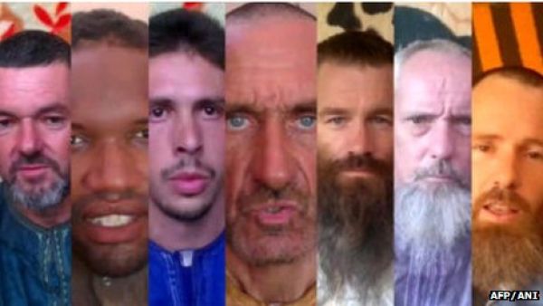 Screenshots of the hostages faces. (AFP/ANI)