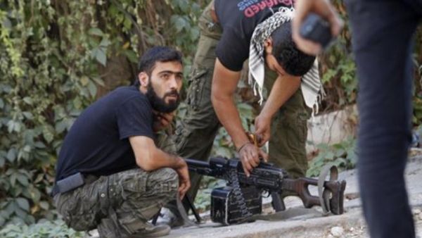 مقاتلون من الجيش الحر في حلب