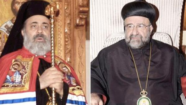 Reports that Yazigi, left, and Ibrahim had been released were refuted by the Greek Orthodox Church.