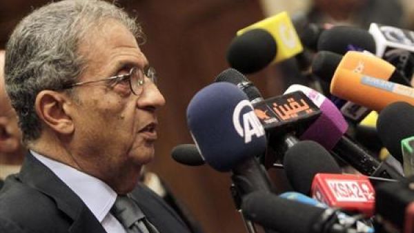 عمرو موسى رئيس لجنة تعديل الدستور
