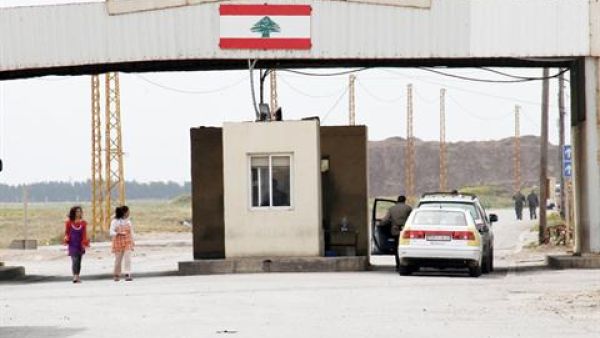 Lebanon's Arida border crossing in the north of the country. Lebanon's Arida border crossing in the north of the country.