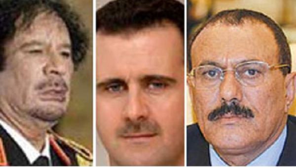 Assad Gaddafi and Saleh