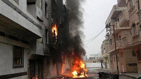 Baba Amr under siege by Assad forces 