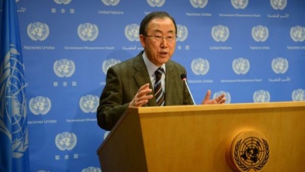 U.N. chief extended an invitation to Iran to attend Syrian peace talks in Montreaux this week (Emmanuel Dunand/AFP)