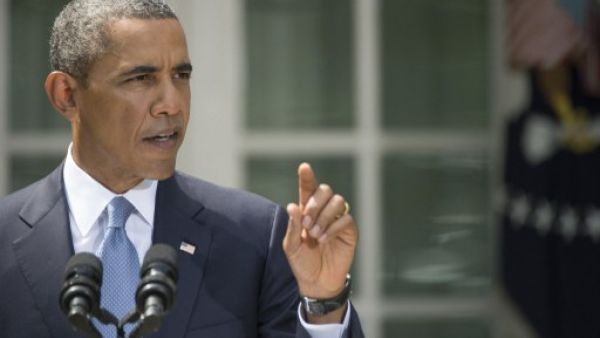 President Barack Obama speaks about Syria from the Rose Garden at the White House in Washington, DC, on August 31, 2013. (AFP)
