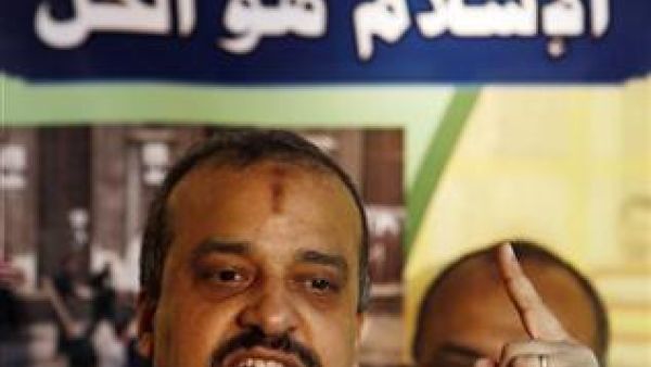 محمد البلتاجي القيادي في حزب الحرية والعدالة المنبثق عن جماعة الاخوان المسلمين