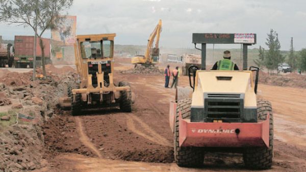 The road originally has seen the construction of 11 service projection lines