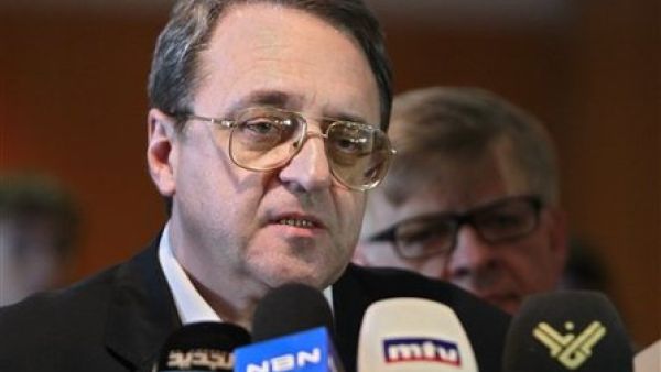 Deputy Foreign Minister Mikhail Bogdanov has called on Assad to refrain from talking about his re-election prospects ahead of the Syrian peace conference in Geneva (Courtesy of Naharnet)