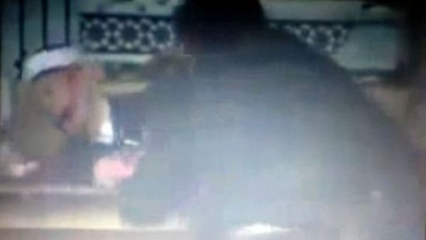 لقطة من شريط فيديو اغتيال البوطي