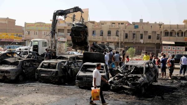 قتل 55 شخصا في أكثر من عشرة تفجيرات في العراق يوم الأحد