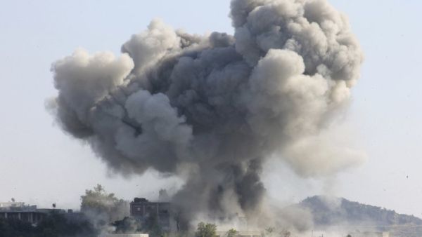قصف لقوات النظام على بلدة دوريت في اللاذقية