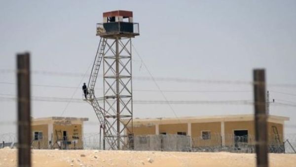 برج مراقبة اسرائيلي على الحدود مع مصر