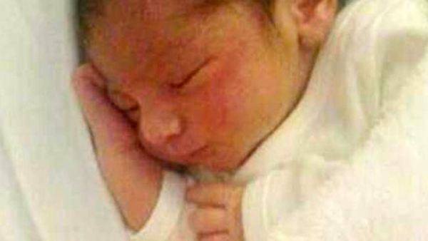 Baby joy: Fadel Shaker's grandchild. (Image: Twitter)