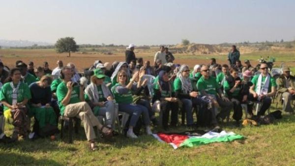 نشطاء فرنسيون واوروبيون ينهون زيارة تضامنية لغزة 