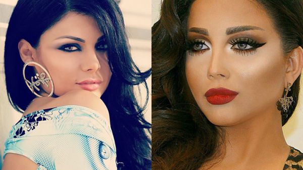Sisters Haifa Wehbe and Rola Yamout are on very bad terms. (Image: Facebook)