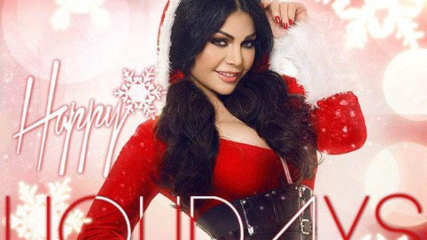 Haifa Wehbe has gonna all festive on her Twitter feed